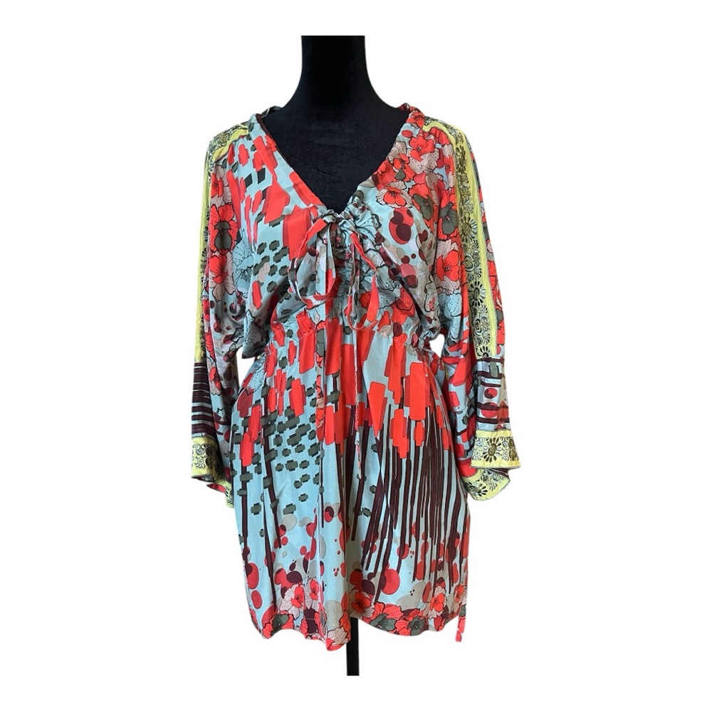 Johnny Was 100% Silk Blouse